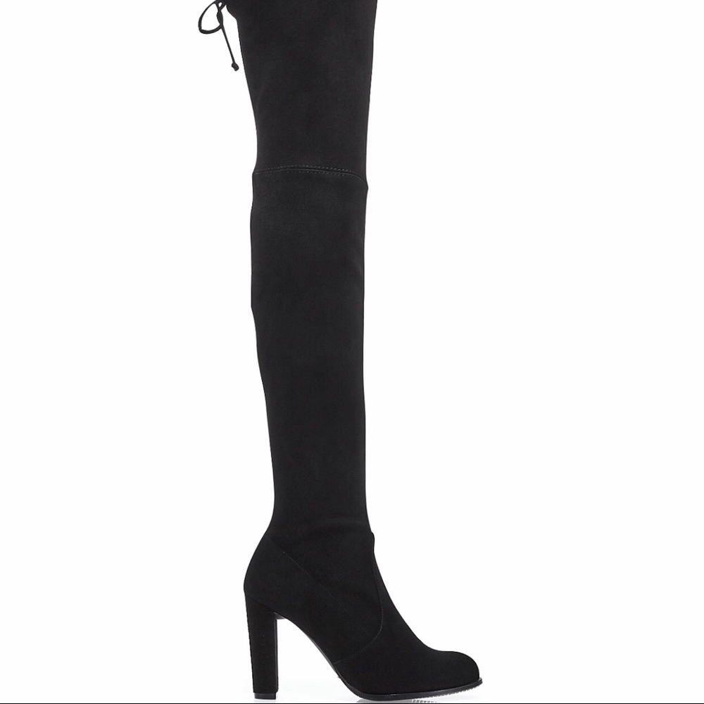 Stuart Weitzman Highland OTK boots. Black size 7